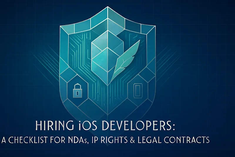 Cover image for Hiring iOS Developers: A Checklist for NDAs, IP Rights & Legal Contracts