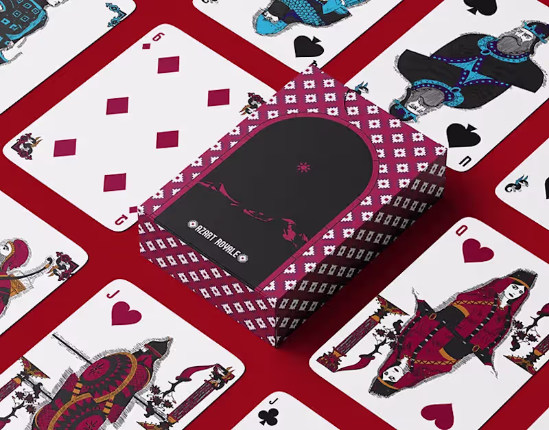 Cover image for Azart Royale: The Art of Armenian Card Design