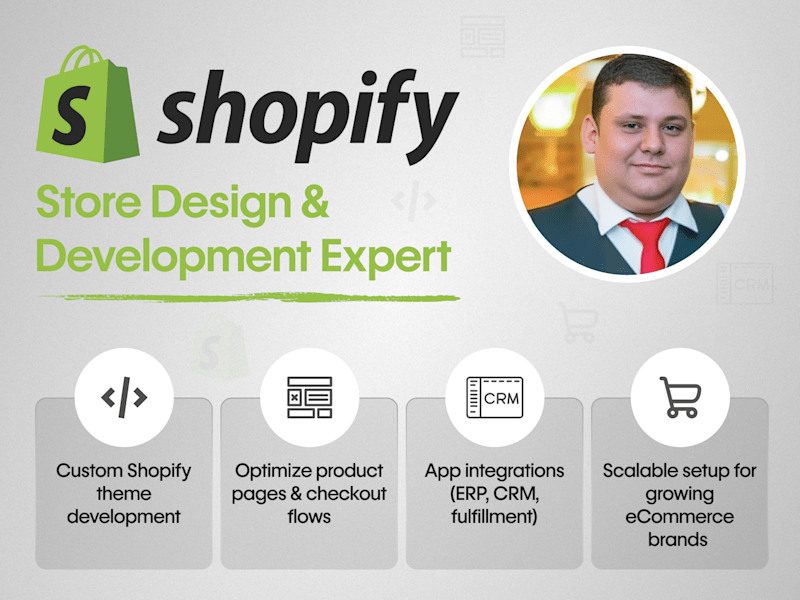 Cover image for Shopify Store Setup & Custom Development Expert