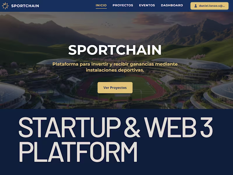 Cover image for Sportchain is a StartUp, a