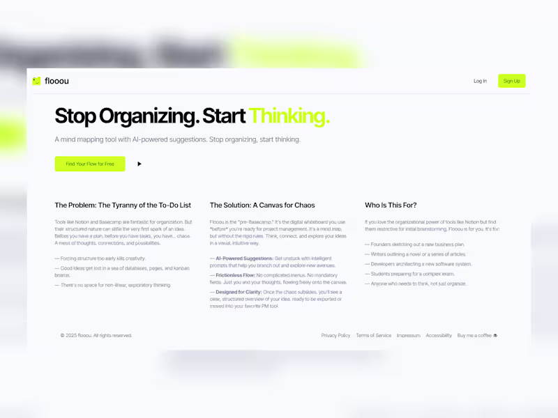 Cover image for This is flooou — my AI-powered mind mapping tool that I orig...