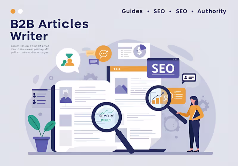 Cover image for Blog content writing for B2B SaaS