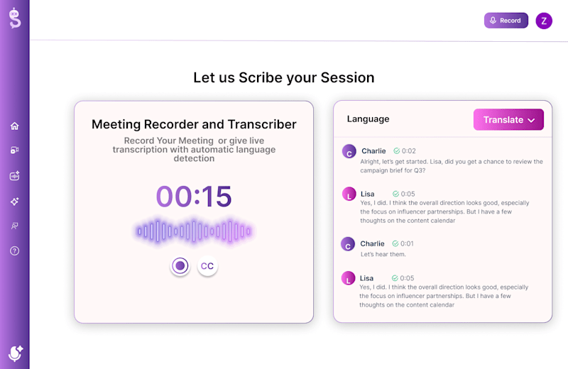 Cover image for Scribe-AI Meeting Assistant