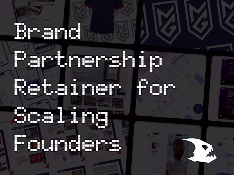 Cover image for Brand Partnership Retainer for Scaling Founders