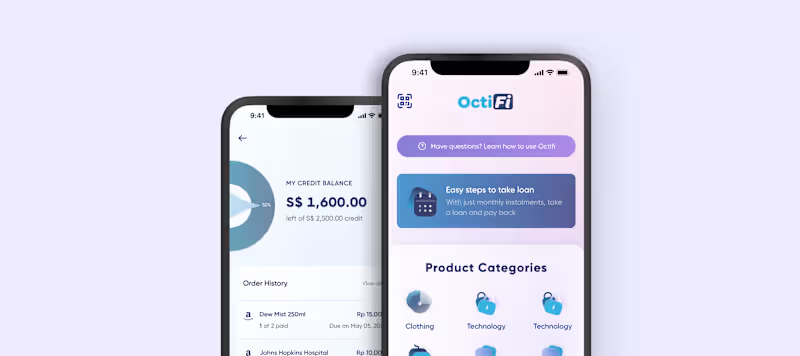 Cover image for UX/UI Design Enhancement for OctiFi's Fintech App