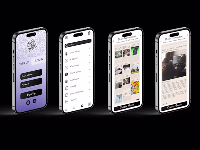 Cover image for Creating digital experiences for seamless user interaction.