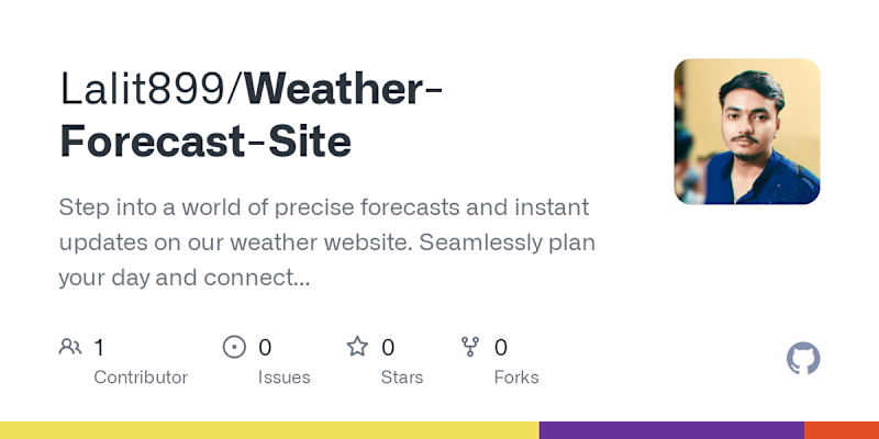 Cover image for Interactive Weather Forecast Site
