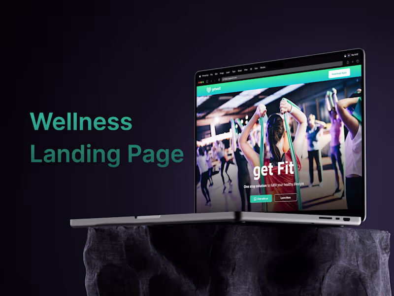Cover image for Designing a Wellness Landing Page that Inspires Action 🌿 We...