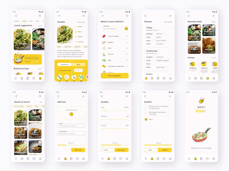 Cover image for App design / Visual design / UI / UX for startups