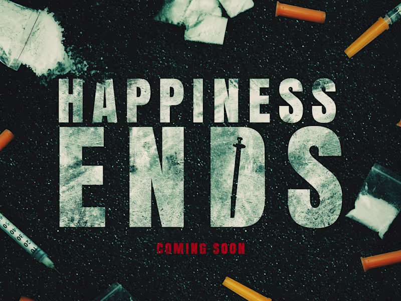 Cover image for Happiness ends