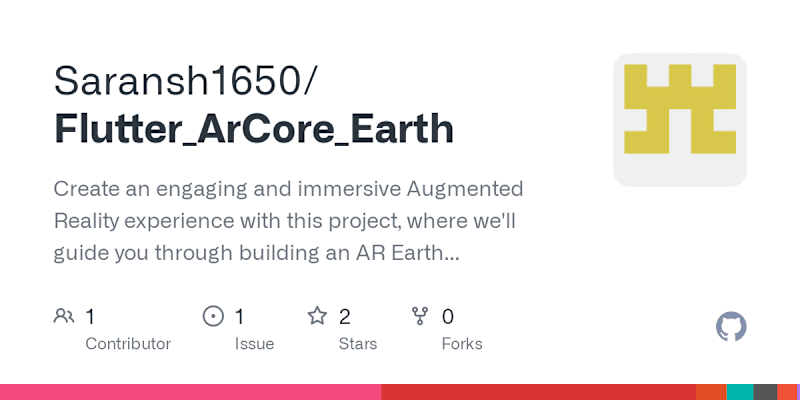 Cover image for 🌍  Flutter ArCore Earth