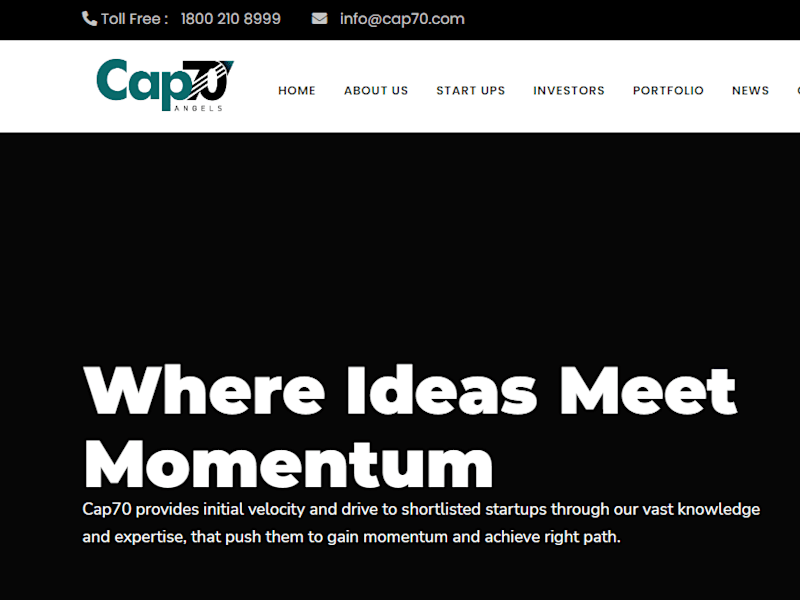 Cover image for Cap70 – Start-up Investment Platform