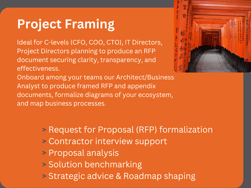 Cover image for Salesforce project framing : RFQ, Roadmap