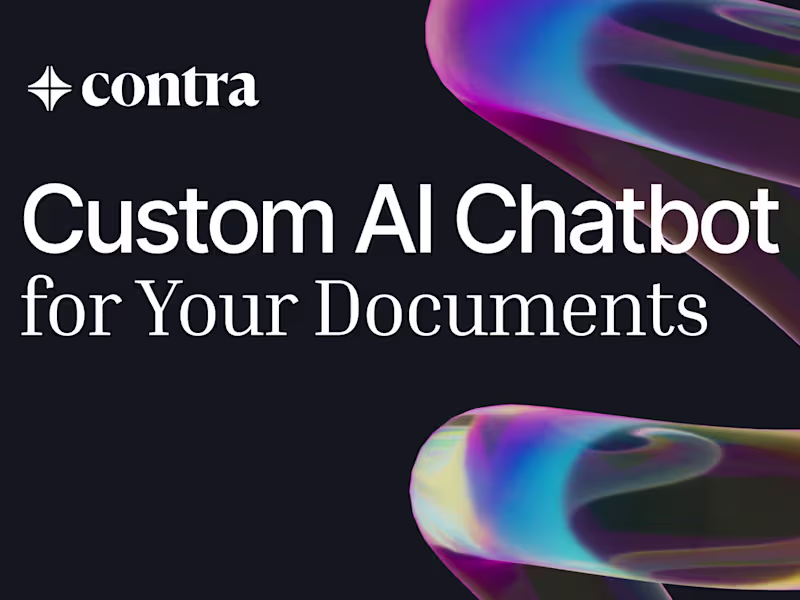 Cover image for Custom AI Chatbot Trained on Your Documents (RAG)