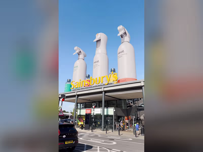 Cover image for CGI Animation for NeatClean Product Launch at Sainsbury's