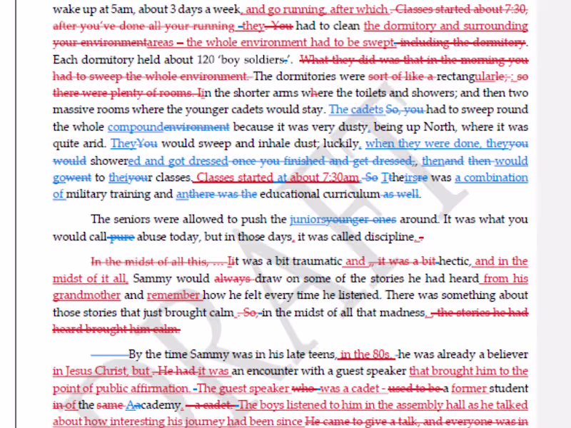 Cover image for Professional Proofreading and Editing Service