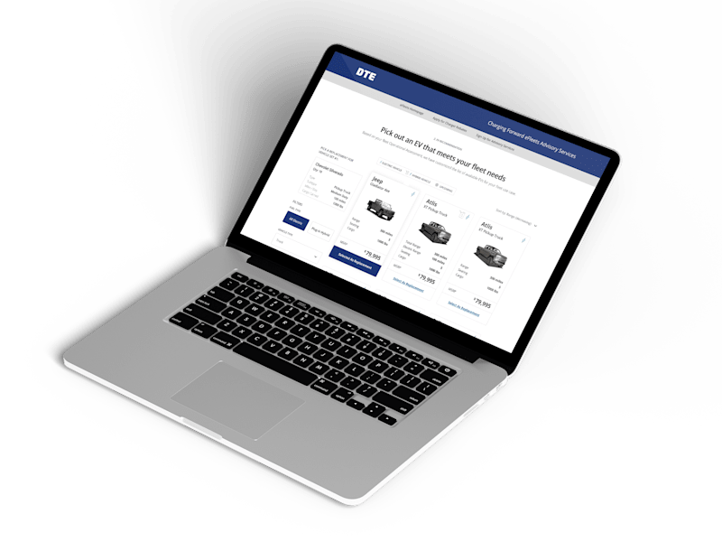 Cover image for DTE Web App UI/UX