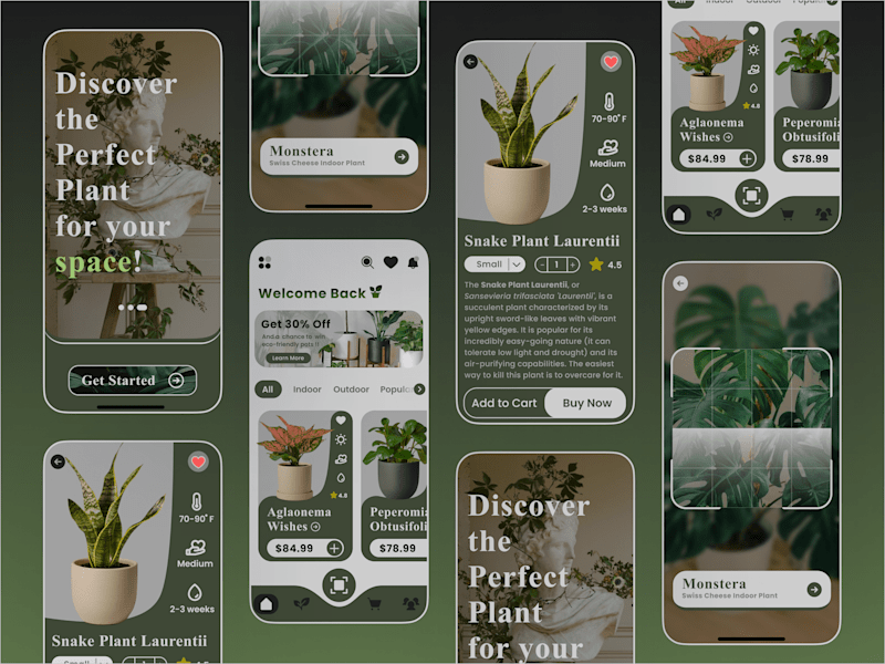 Cover image for Plant App UX/UI Design