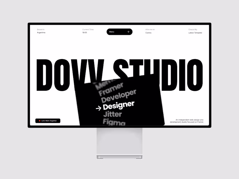 Cover image for Dovv Studio Brand and Web Identity Development