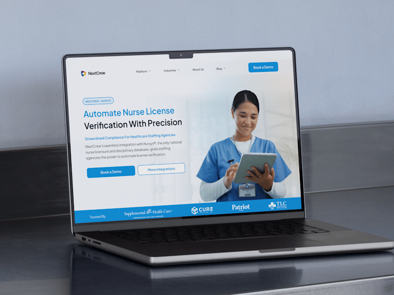 Cover image for NextCrew Website Redesign
