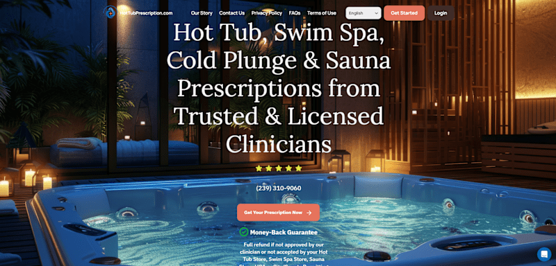 Cover image for Development of HotTubPrescription.com Digital Health Platform