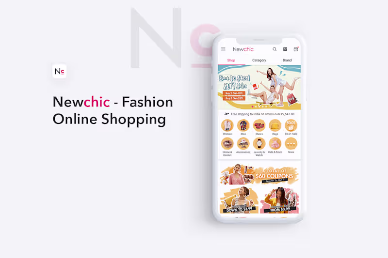 Cover image for Newchic | Ecommerce Fashion Mobile App Design