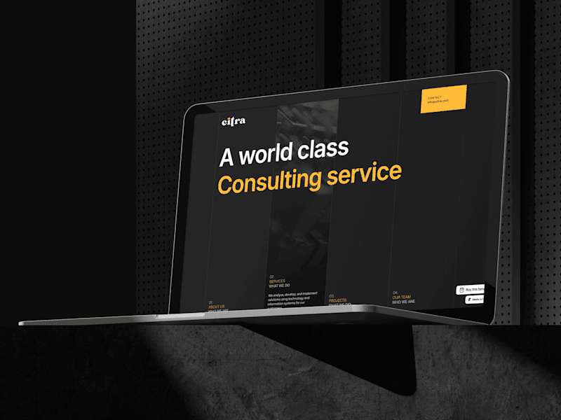 Cover image for Citra Consulting Agency Framer Website Template