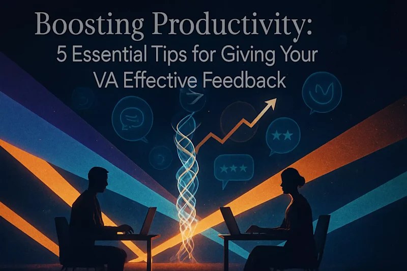 Cover image for Boosting Productivity: 5 Essential Tips for Giving Your VA Effective Feedback