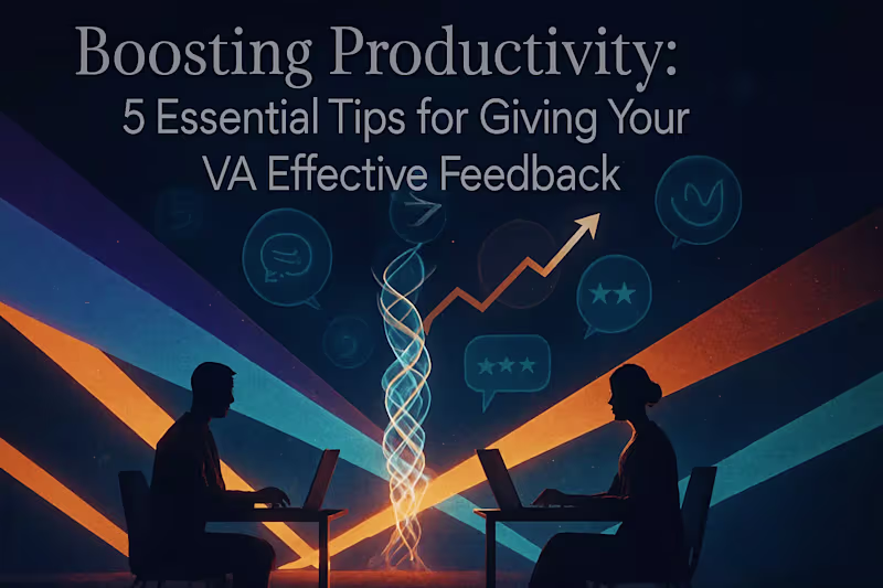 Cover image for Boosting Productivity: 5 Essential Tips for Giving Your VA Effective Feedback