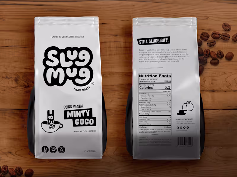 Cover image for Brand Identity for Slug Mug Coffee