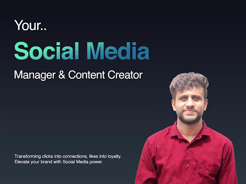 Cover image for Your Social Media Marketing Manager