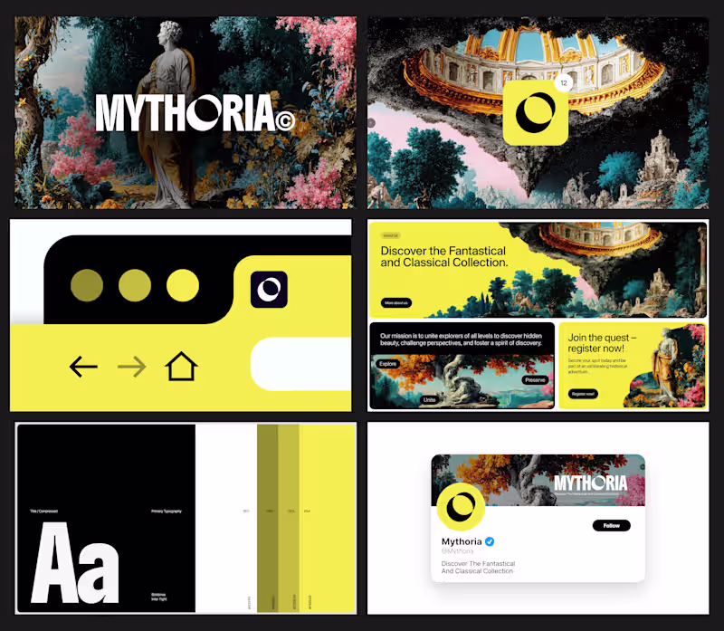 Cover image for Logo Design Presentation—MYTHORIA®

Got a project?