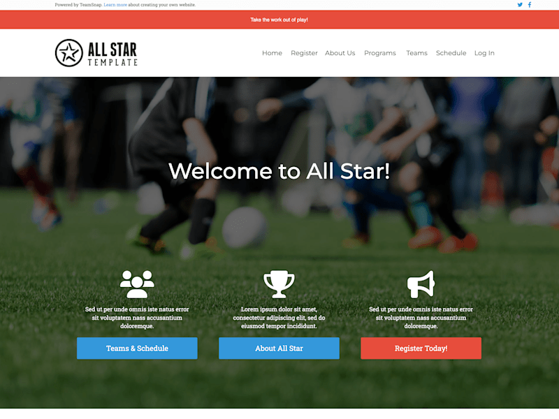 Cover image for All Star Template | The.com
