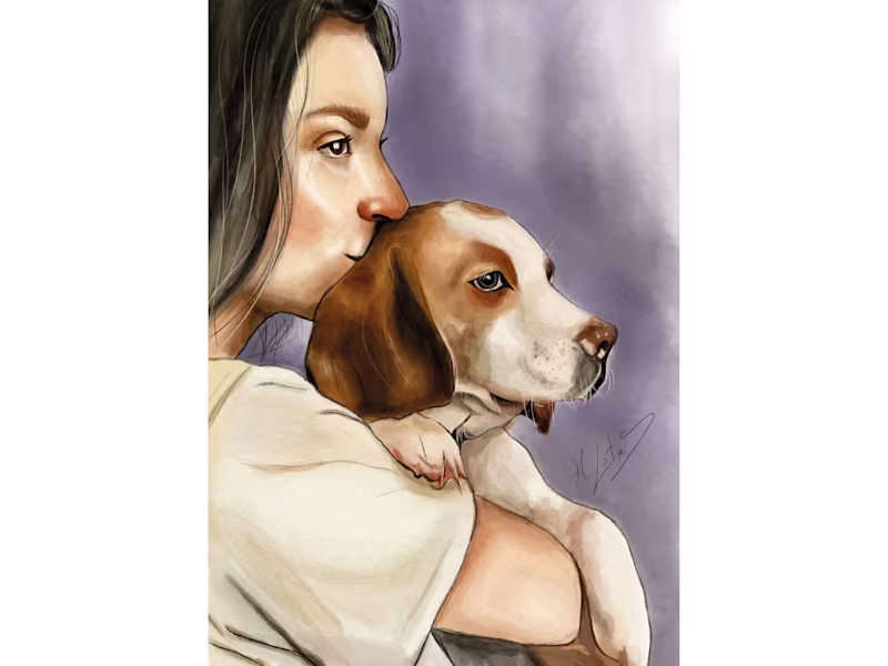 Cover image for Custom Digital Portrait from Photo