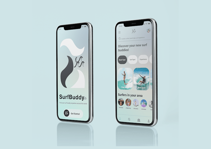 Cover image for UI Design concept for Surf Buddy 
