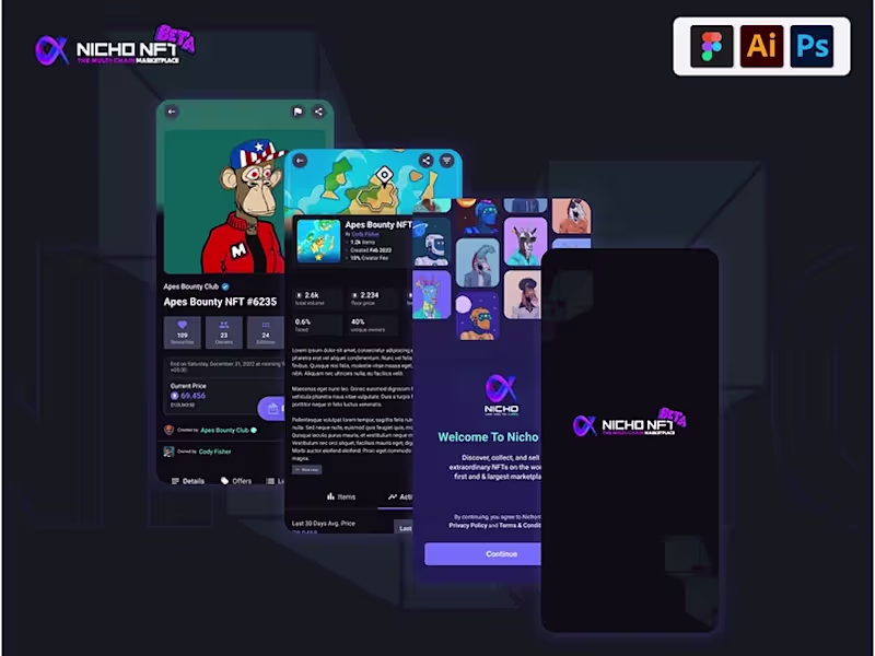 Cover image for NFT mobile app