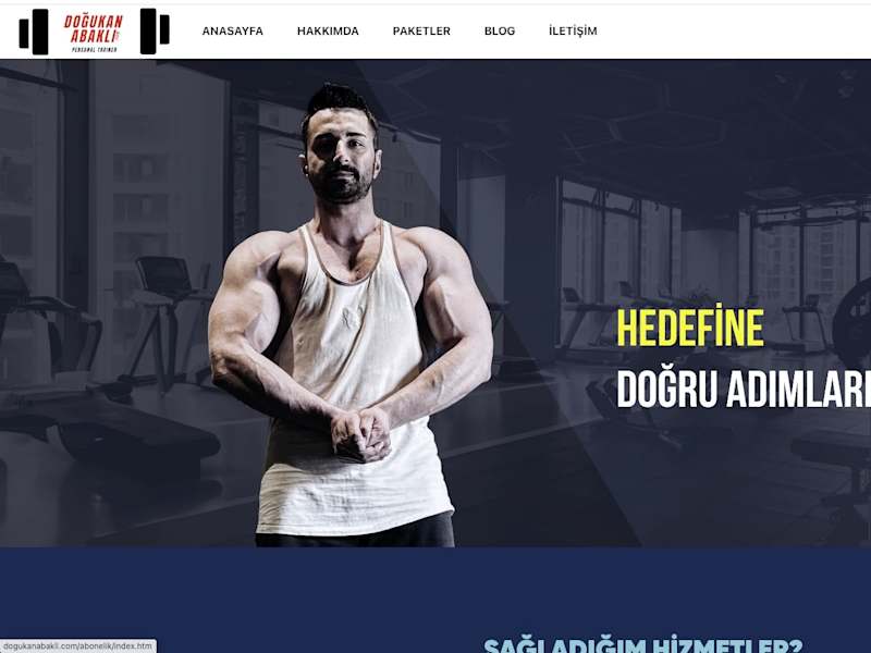 Cover image for Personal Trainer Website