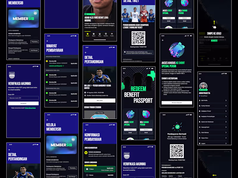 Cover image for  PERSIB Mobile App Redesign