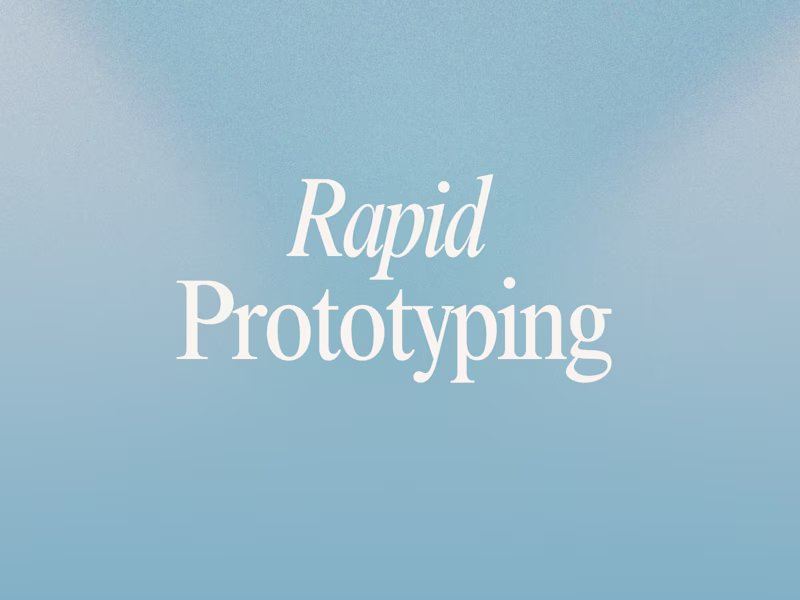 Cover image for Rapid Prototyping