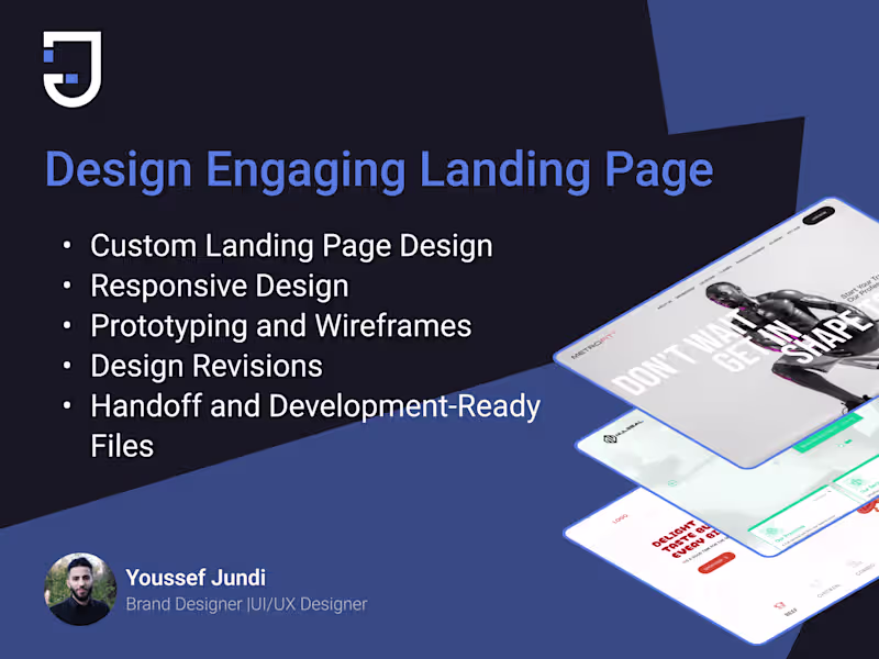Cover image for Design an engaging landing page for your business.