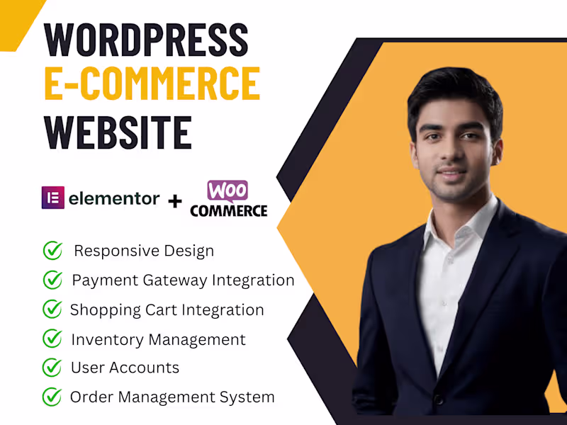 Cover image for Ecommerce website design & development with woocommerce