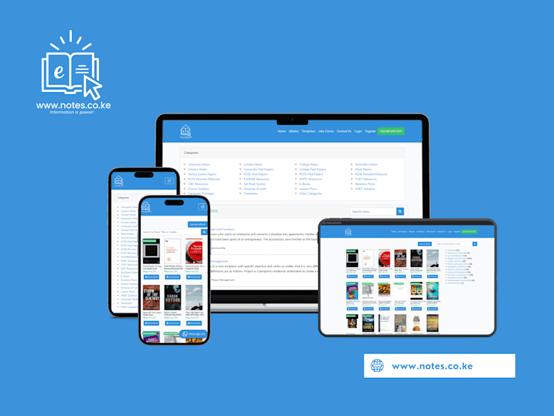 Cover image for Development of Notes Educational Platform