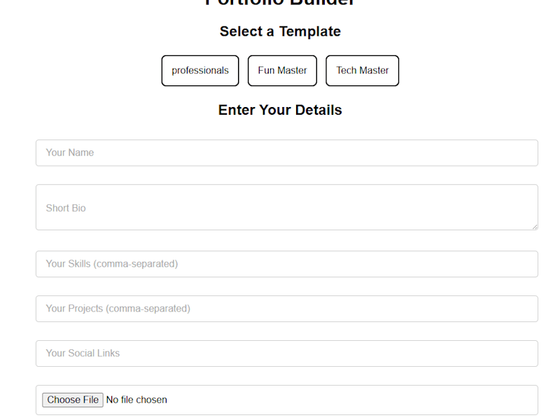 Cover image for Portfolio-Builder