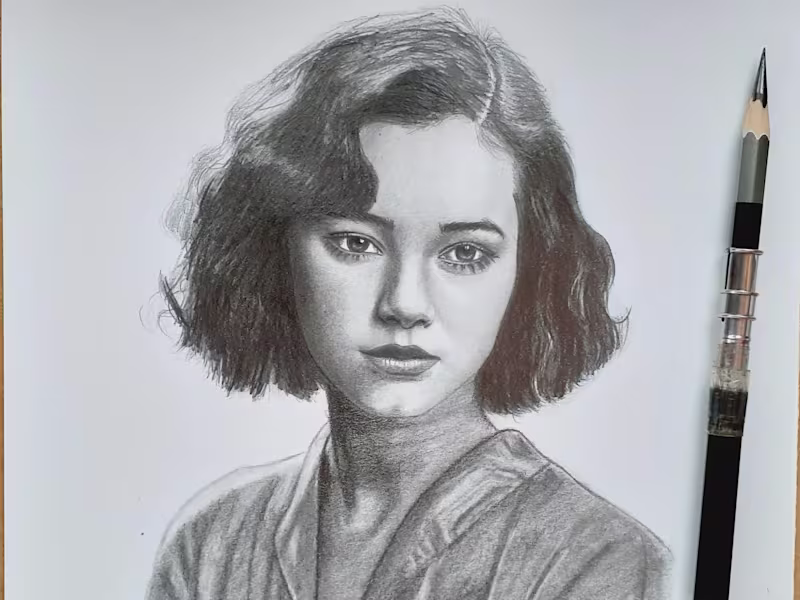 Cover image for Draw Pencil sketch portrait 