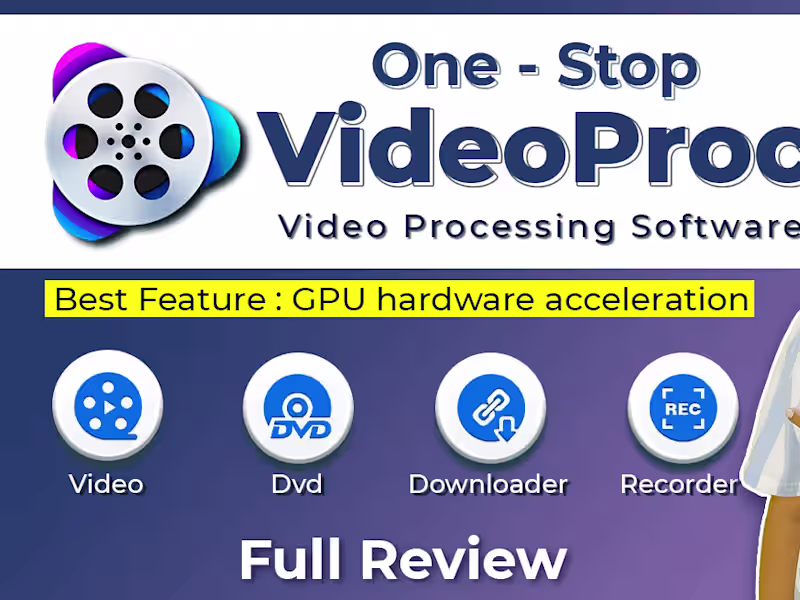 Cover image for VideoProc - All-in-one video processing software