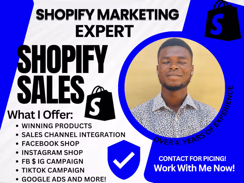 Cover image for Shopify marketing, Shopify store promotion, and Shopify sales