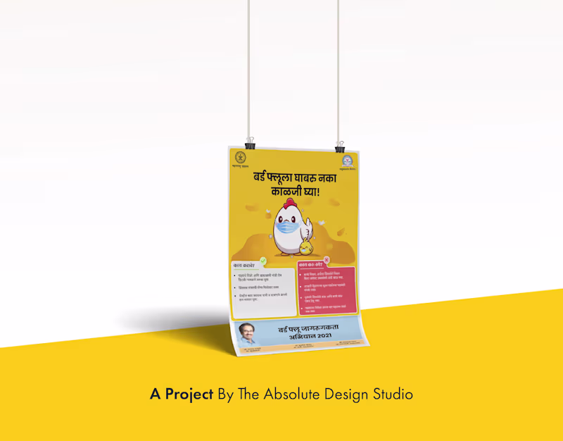 Cover image for Bird Flu Awareness Campaign (Bus Design)