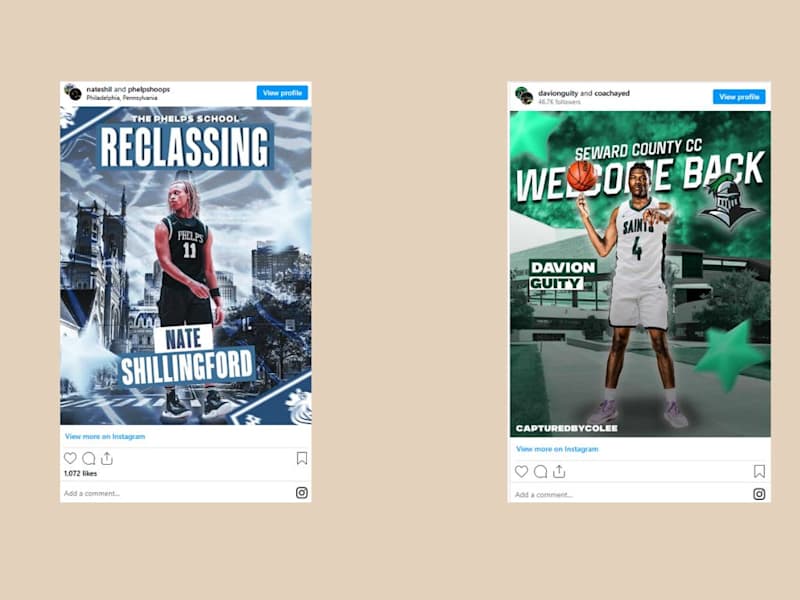 Cover image for Sports Graphic Design for Top U.S. Athletes