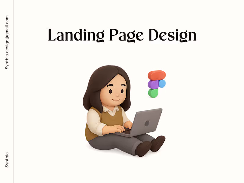 Cover image for Figma - Landing Page Design