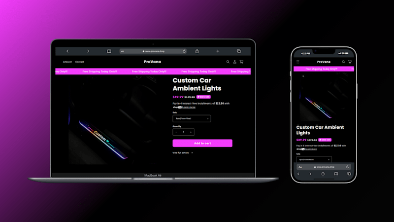 Cover image for Provana Shopify Store